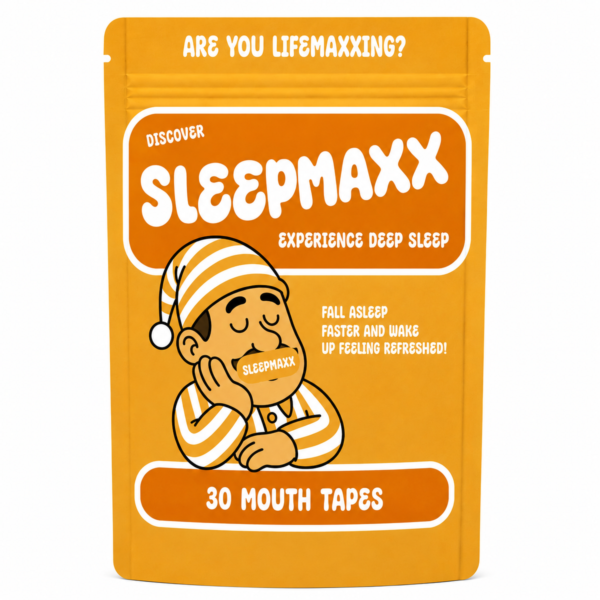 SleepMaxx Mouth Tape — Yellow