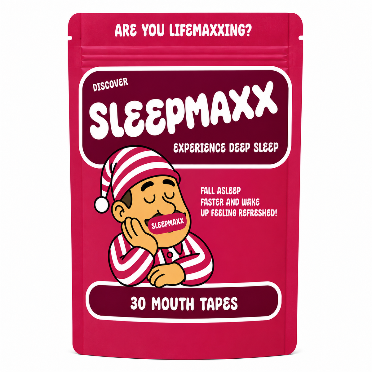 SleepMaxx Mouth Tape — Raspberry