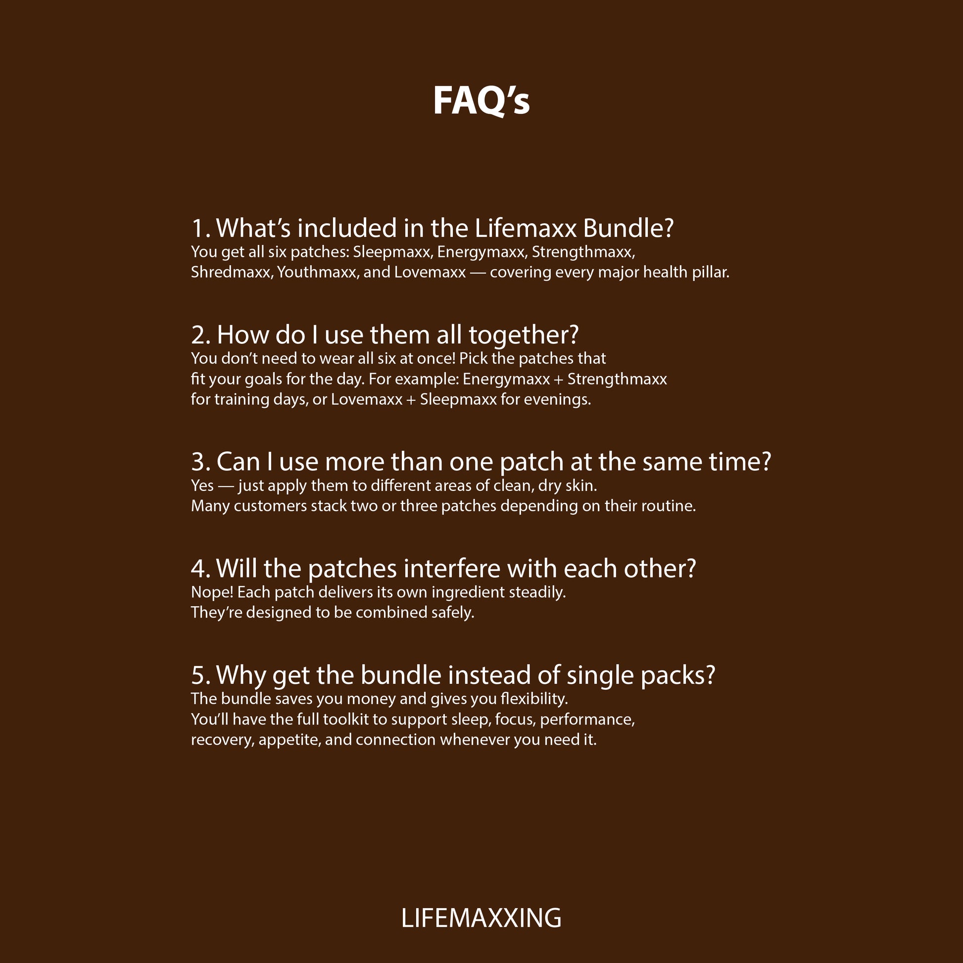 LIFEMAXX BUNDLE | 6-IN-1